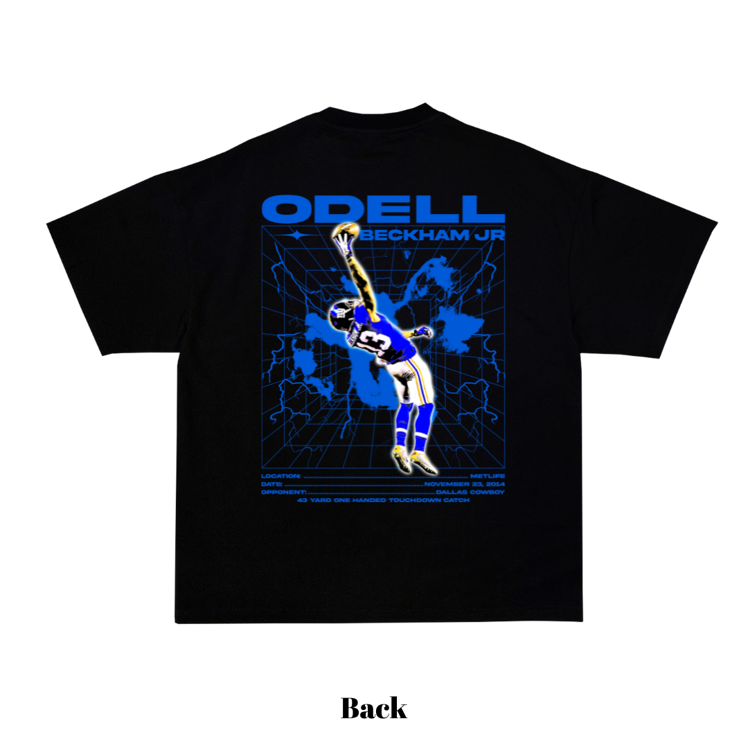 : Odell Beckham Jr - Men's Soft & Comfortable T-Shirt PDI  #PIDP803805, Black, Small : Clothing, Shoes & Jewelry