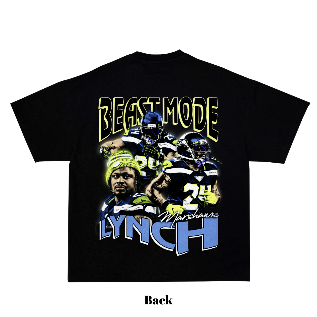 Short Sleeve "Marshawn lynch" Tee